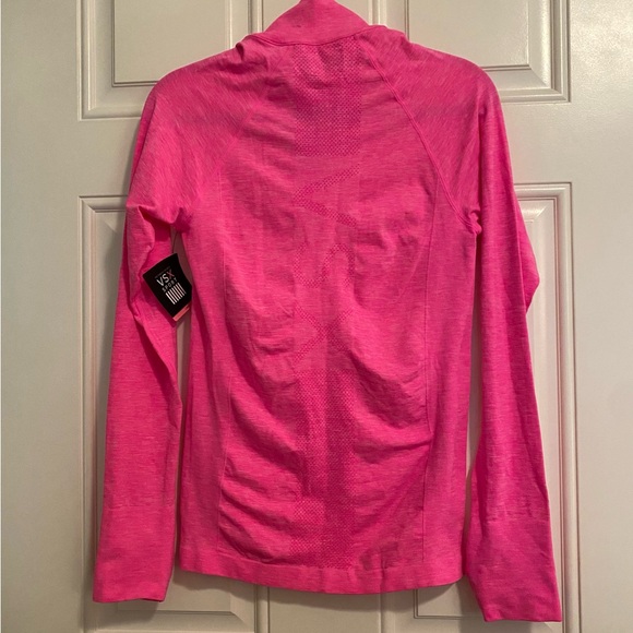 VSX Victoria's Secret Sport Studio Half-Zip Jacket Neon Pink Melange, L, NWT - Picture 6 of 10